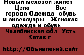 Новый меховой жилет › Цена ­ 14 000 - Все города Одежда, обувь и аксессуары » Женская одежда и обувь   . Челябинская обл.,Усть-Катав г.